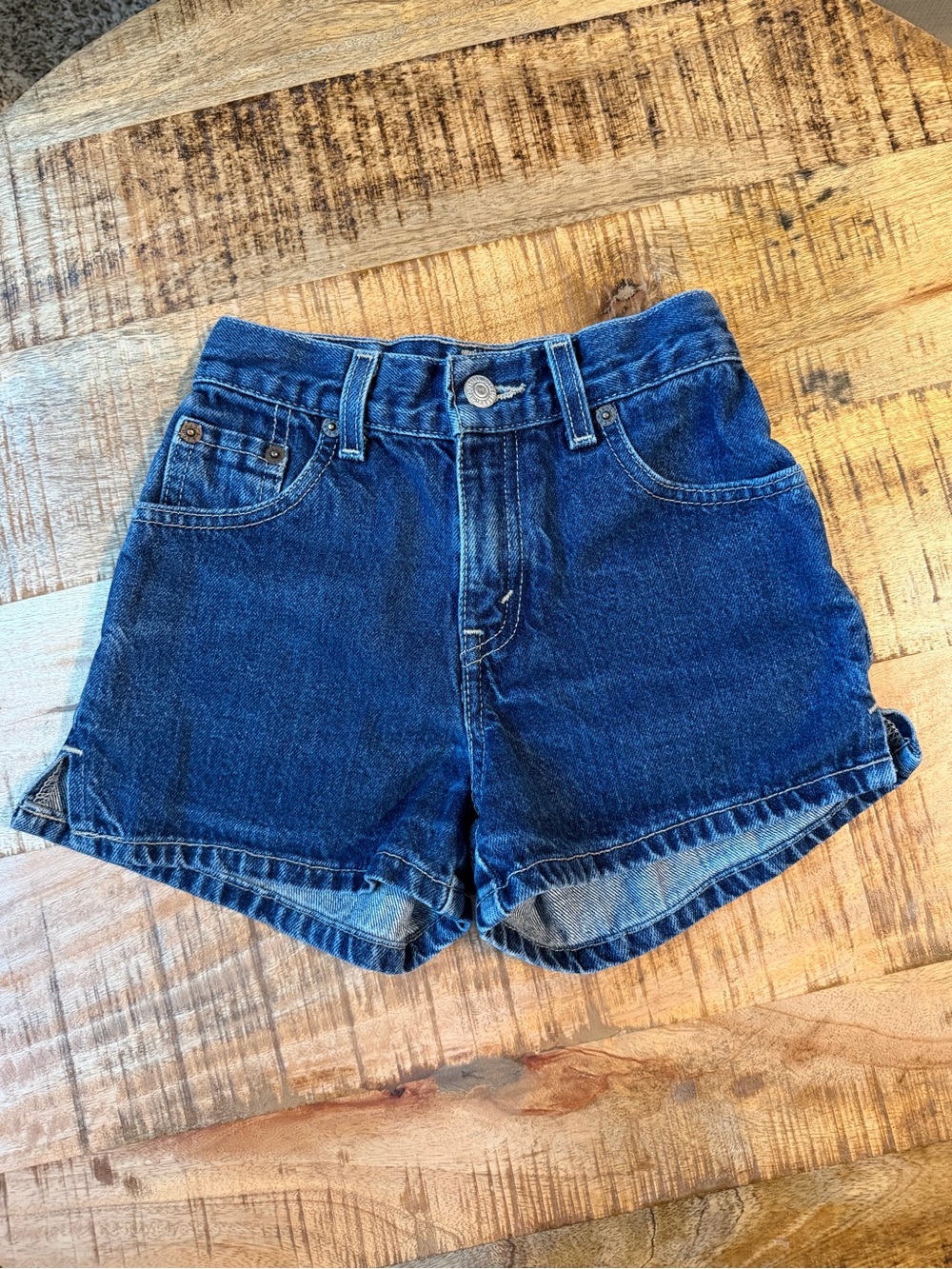 Girls Levi Denim Shorts- Size 8